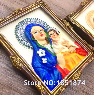 Иисус Христос Дева Мэри 3D магниты на холодильник туристические сувениры холодильник магнитные наклейки украшение дома - Цвет: 005