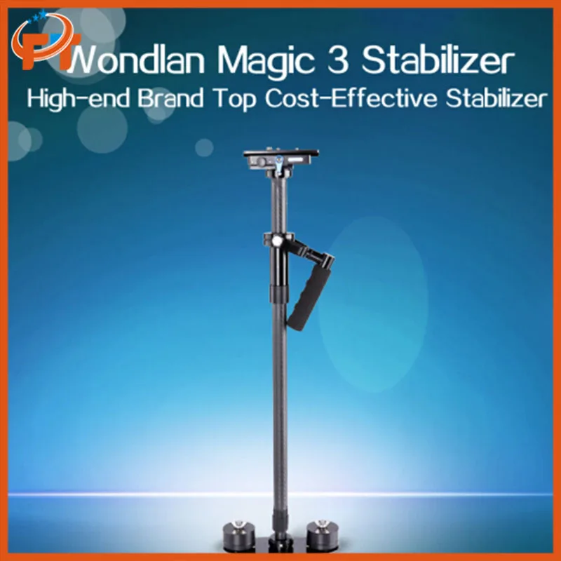 

WONDLAN MAG104 Magic Carbon fiber camera stabilizer steadicam steadycam Load 5KG DSLR Video Stabilizer