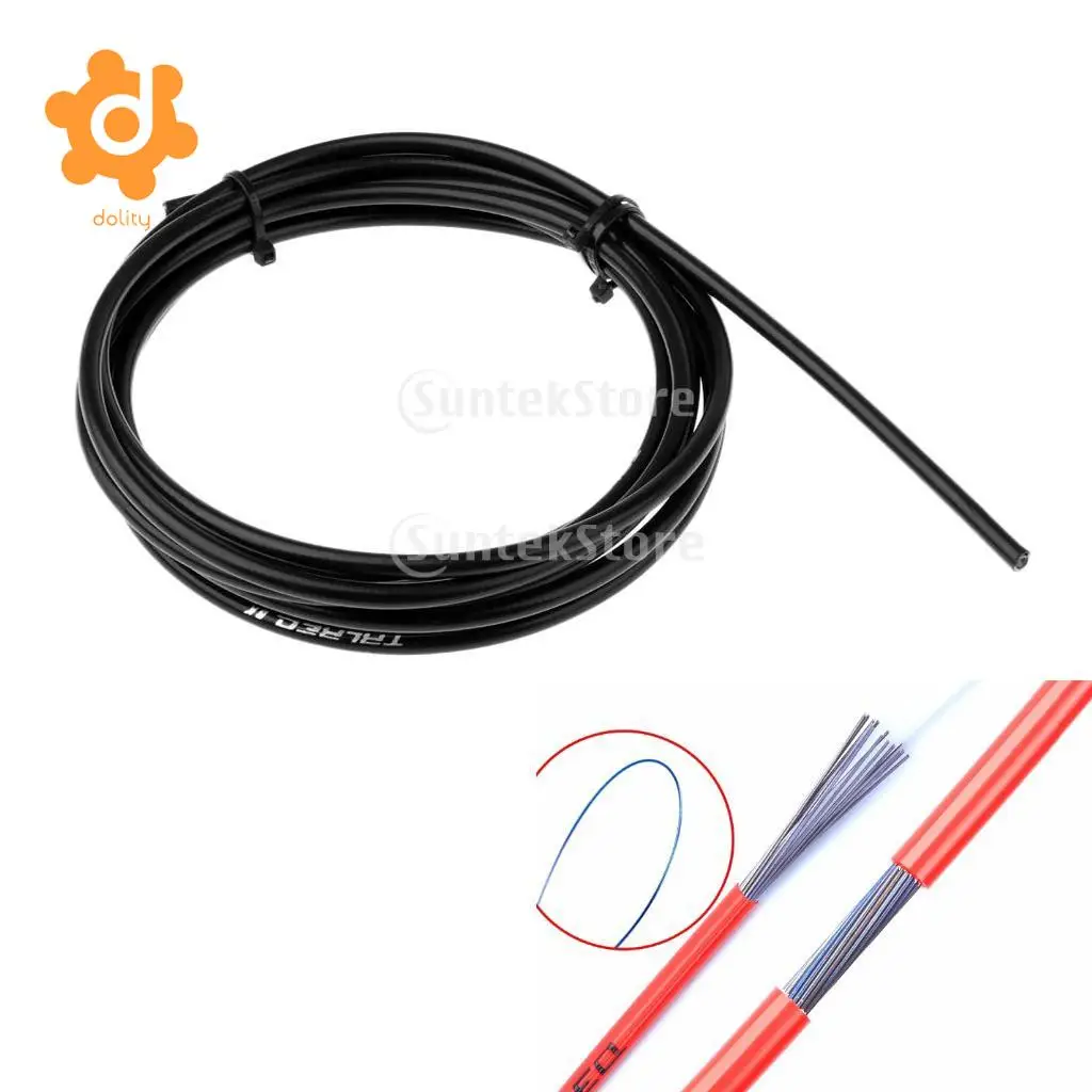 9.7 ft/Roll MTB  Road Bike Derailleur Shift Cable Housing Hose End Caps Tips Crimps Dust Cover 