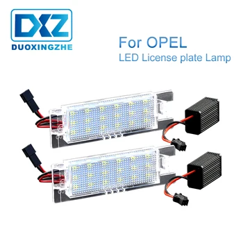 

LED Number License Plate Light Lamp Canbus 12V For Opel vectra c zafira b Astra J sedan Corsa C D Insignia A Tigra Twintop B+OPC