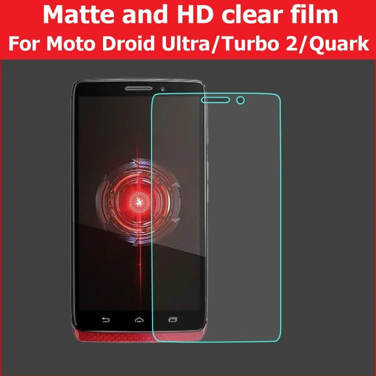 

HD Clear Glossy Film For Motorola Droid Turbo 2 Matte Film For Moto Turbo xt1254 Quark LCD Screen Film For Moto Ultra xt1080