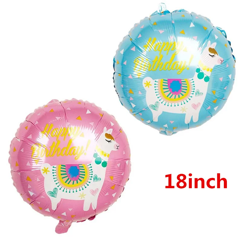 Теплые воздушные шары из фольги с изображением ламы, единорога, альпаки, фольги, гелиевые шары для детского дня рождения, свадьбы, вечеринки, украшения, детские игрушки