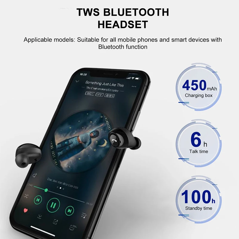 Наушники для Huawei P30 Pro P20 Lite Mate 20 10 P10 Plus P9 P8 2017 P Smart TWS Bluetooth наушники беспроводные