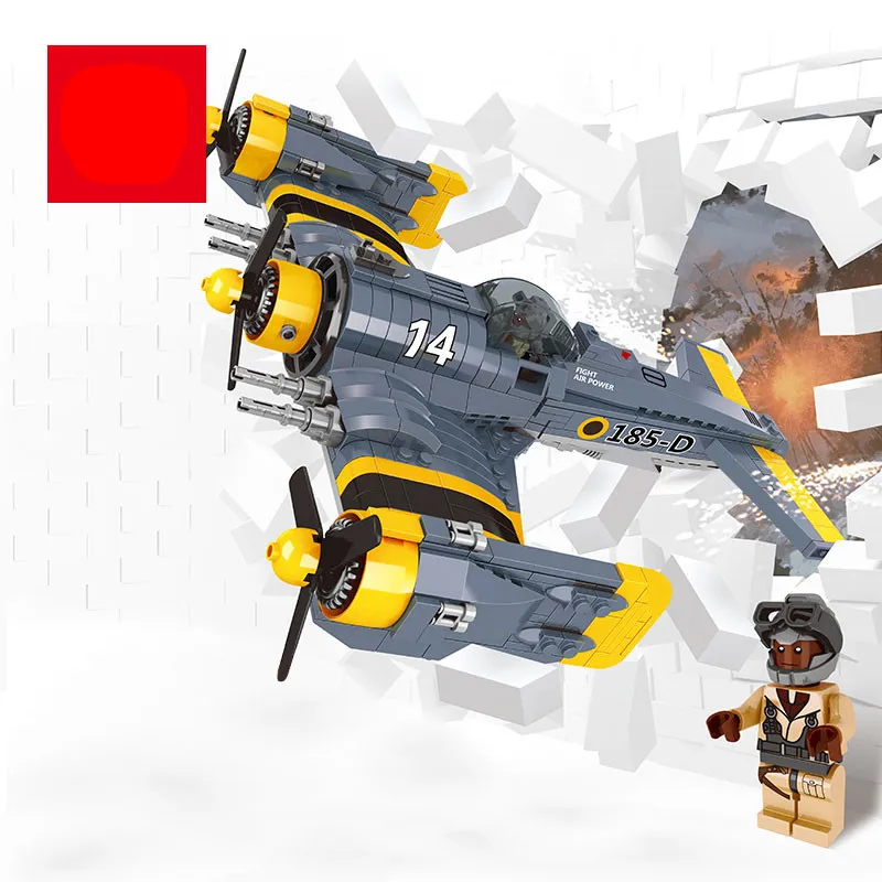 

MOC Lepine 919Pcs Technical Series The Beautiful Science Fiction Fighting Aircraft Set Building Blocks Bricks Toys Model Gift