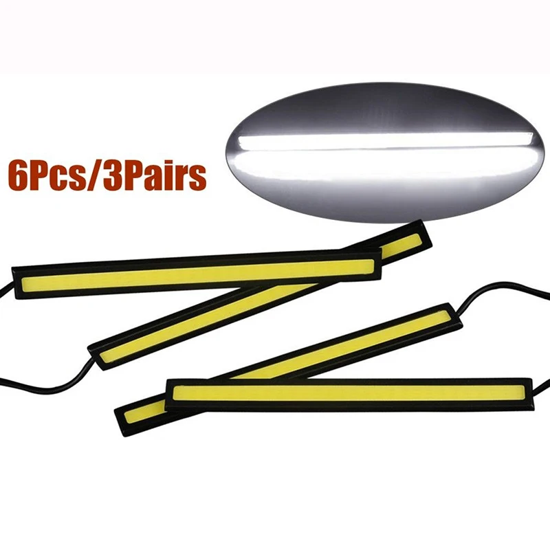 Ходовые огни полосы автомобиля светодиодный DRL дальнего света водонепроницаемый 336LM дневные 3 пары супер яркий