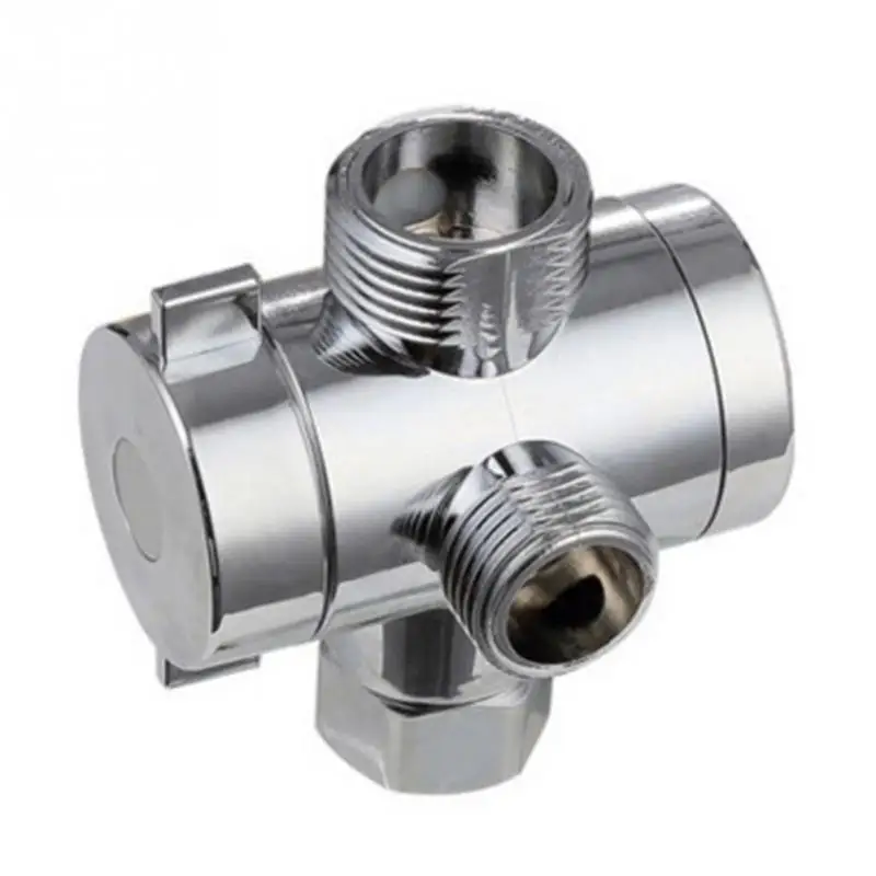 

Shower Head Shunt 1/2inch 3 Way Adjustable T-adapter Tee Connector For Bathroom Toilet Bidet Shower Head Diverter