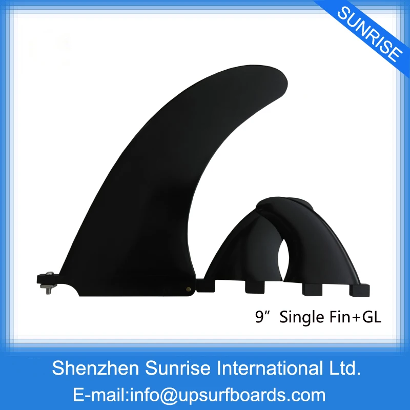 

SUP Surfboard Single Fin 9'Length+GL Fins+Screw Longboard Center Quilhas Fin