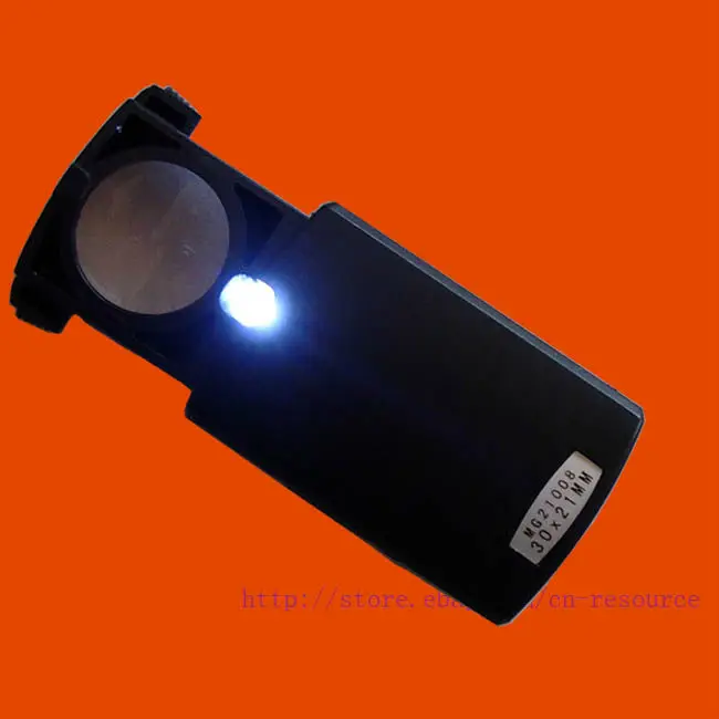 

Pull-type Jewelry Magnifier with LED Light Source 30X