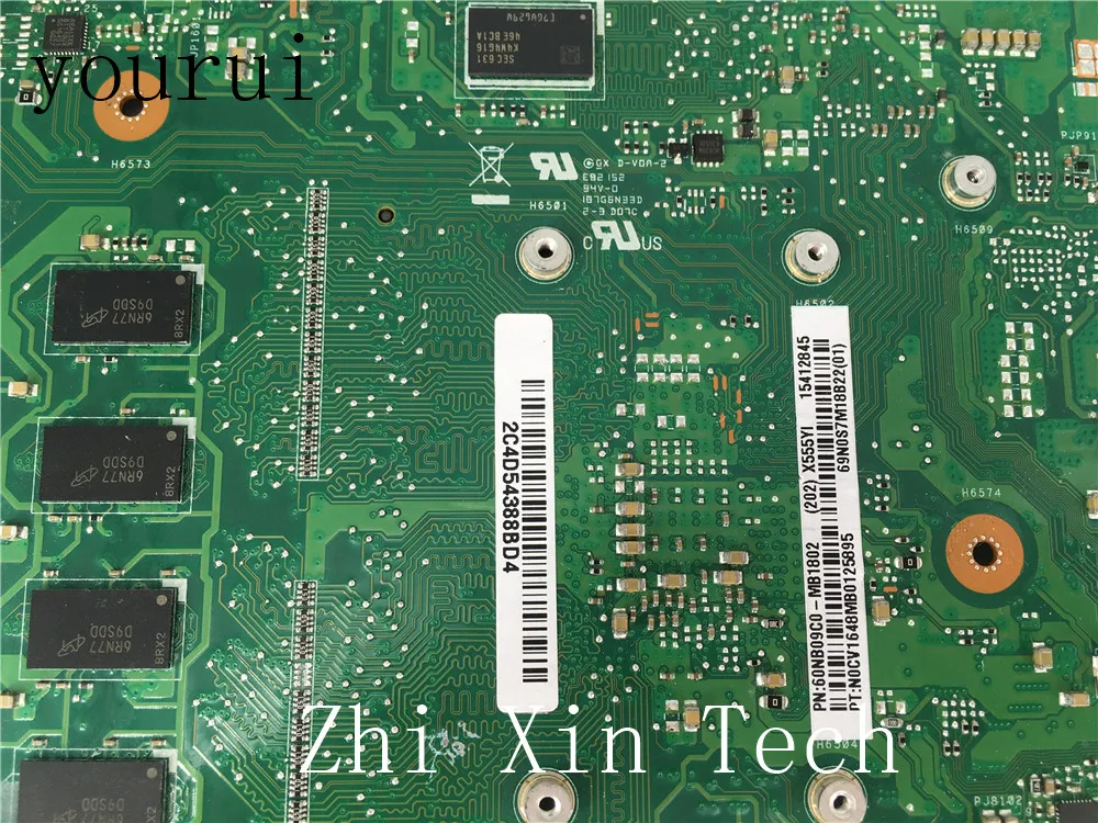  yourui X555YI A8-7410U CPU 4GB RAM Mainboard REV 2.0 For ASUS X555DG X555YI Laptop Motherboard 100%