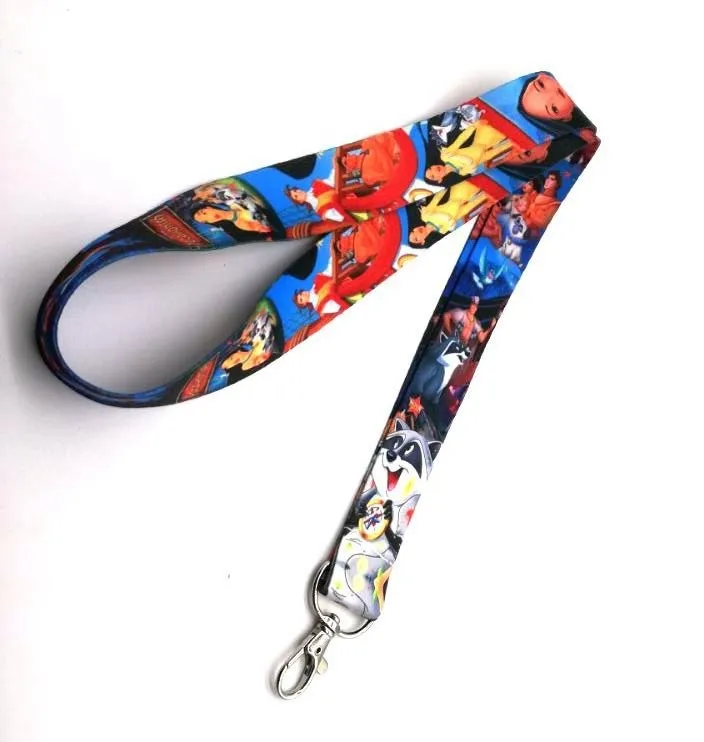 

10pcs/20pcs/30pcs/50pcs Princess Neck Strap Lanyard Mobile Phone Key Chain ID Badge Key Chains D20