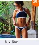 2016 Sexy Bikinis Women Swimsuit High Waisted Bathing Suits Swim Halter Top Push Up Bikini Set Beach Swimwear Black And White designer bikini sets