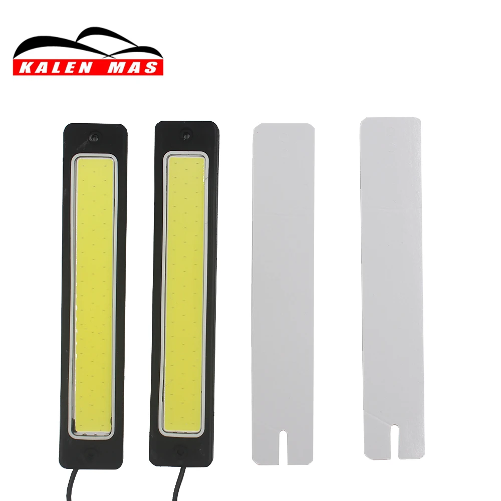 

KALEN MAS 2pcs/set Flexible Led Daytime running light Fog lamp Car Styling DRL Driving Auxiliary lights Waterproof
