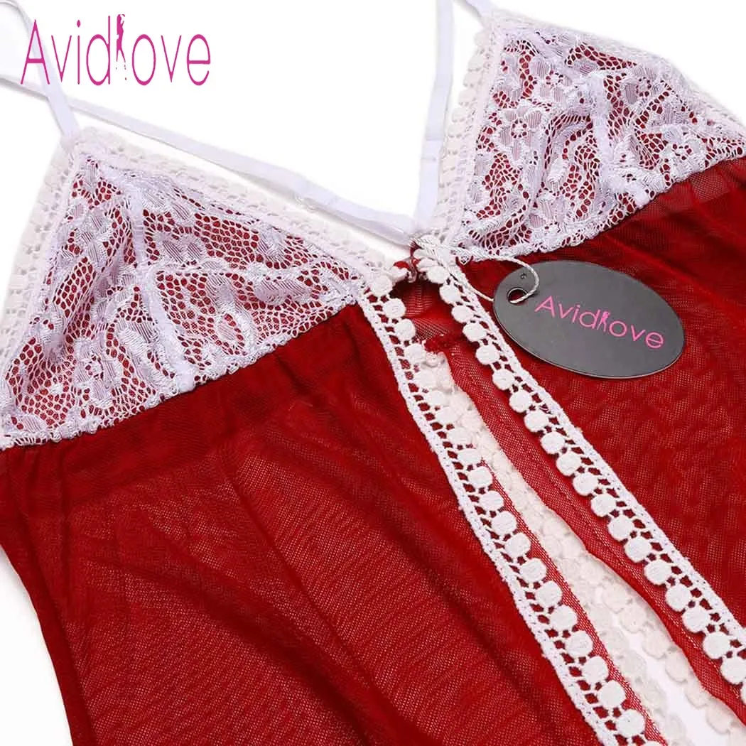 Avidlove сексуальное нижнее белье горячее эротическое одежда для сна открытая