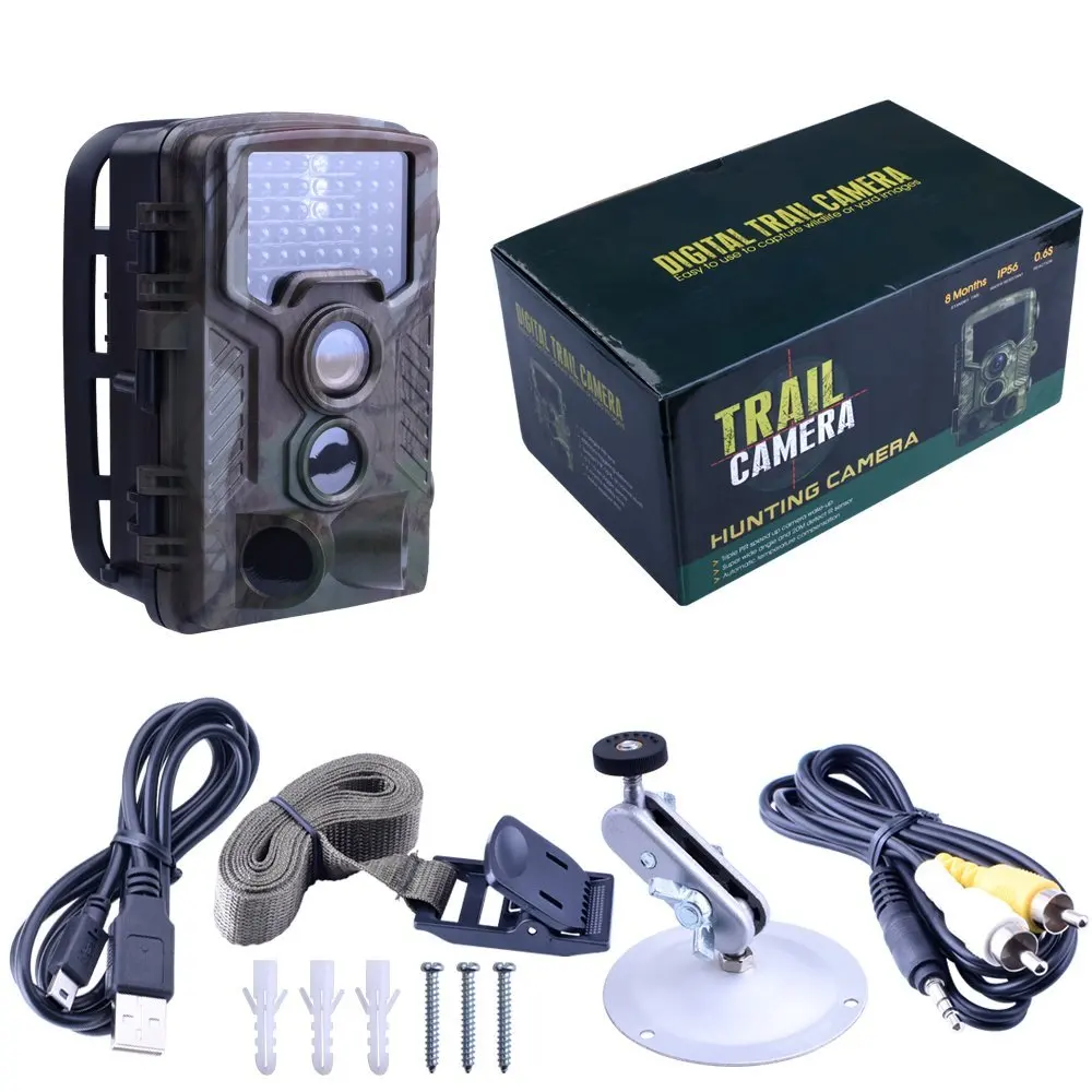 Trail Camera Infrared Hunting Game Scouting Camera 16MP 1080P with 2.4 Inch TFT LCD Display Detection Range 80ft hunting camera (9)