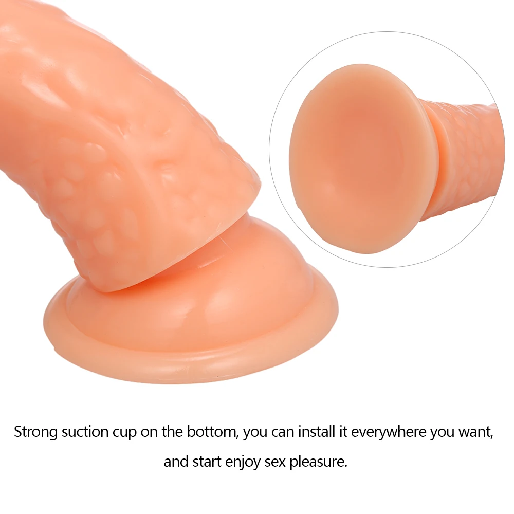 Silicone Huge Dildo Realistic Penis Dildo Vagina Anal Massager Anal Plug Sex Products for Women Lesbian With Strong Suction Cup