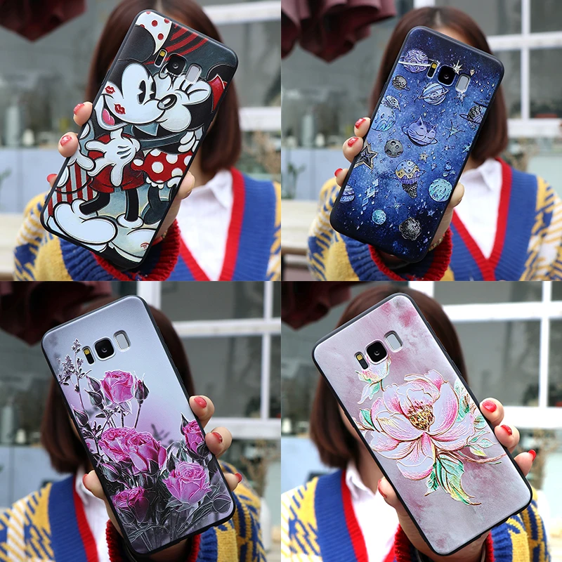 

3D Relief TPU For Samsung Galaxy M20 M10 A50 A30 Note 9 8 4 S10 Lite S10e S7 S6 Edge S9 S8 A9 A8 Plus 2018 Grand Prime G530 Case