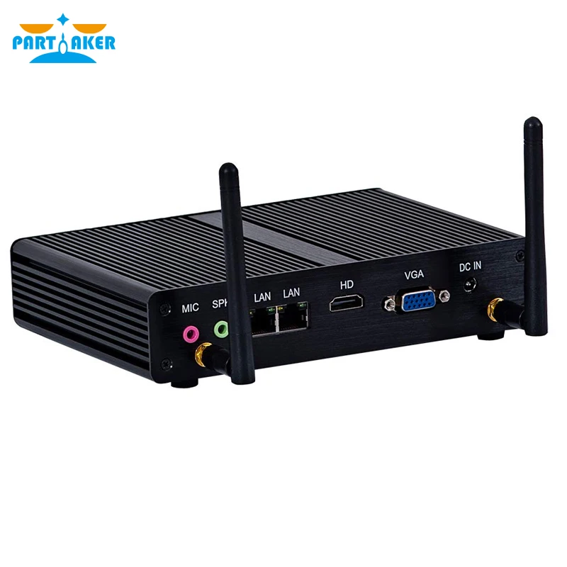 P8 Fanless Mini PC Mini Computers Windows 10 Pro Linux Ubuntu Intel Quad Core J1900 2 2