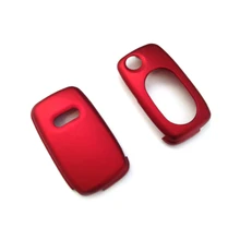 Дистанционный Флип брелок крышка красный металлик для Audi