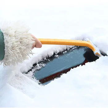 

New Car Film Scraper Windshield Ice Scraper Vehicle Snow Shovel Removal Brush Car Windscreen Clean Tools