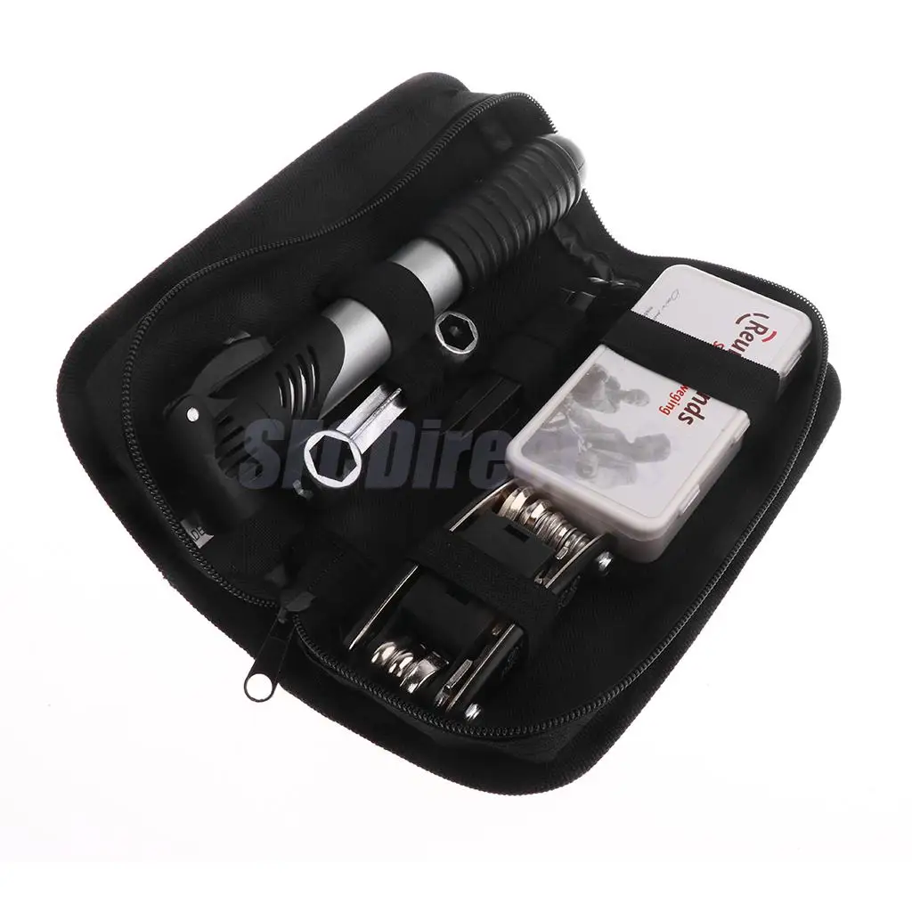 Multi Function Bike Repair Tools Kit, Giwil Bicycle Tire Pumps & Glueless Puncture Repaire Kit Mini Pump Wrench