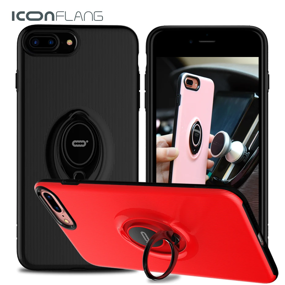 Скрыть демонстрационный держатель для колец чехол телефона iPhone 7 7plus Car Magnet