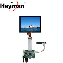 HDMI/VGA/AV плата управления драйвером+ " дюймовый HE080IA-01D 1024*768 высокий ЖК-дисплей для Lattepanda, Raspberry Pi Orange Pi