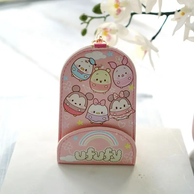 Мультяшный креативный защитный чехол для ключей My Melody Anpanman Cinnamoroll Snoopy Doraemon Stitch, чехол для карт, водонепроницаемый чехол-держатель из искусственной кожи - Цвет: ufufy