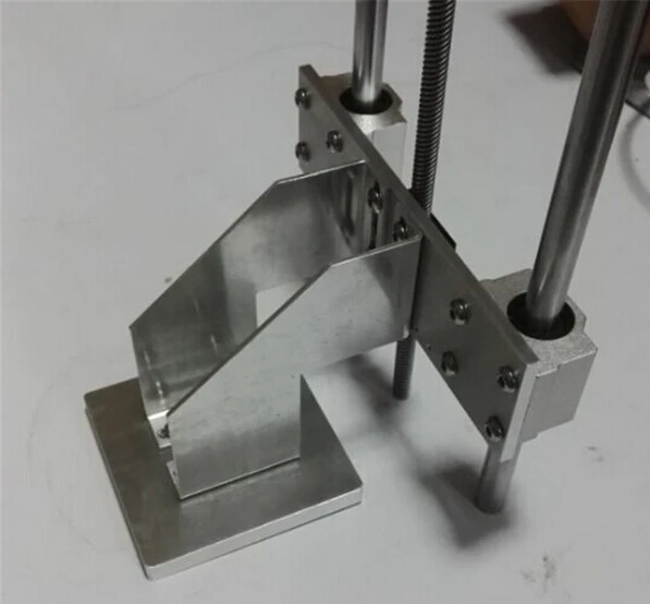 

DIY UV resin DLP 3 D printer all metal Z axis build platform system kit set build plate support arm + TR8 lead screw delrin nut