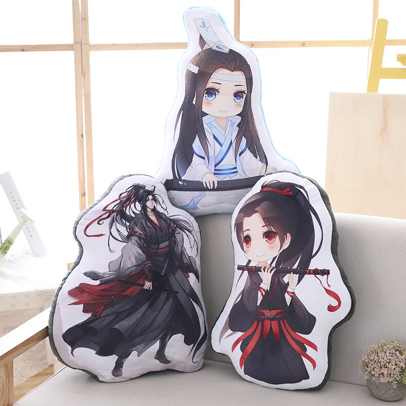Giancomics 50 см Mo Dao Zu Shi Wei Wuxian Lan Wangji плюшевая гуманоидная Подушка валик Grandmaster Demonic