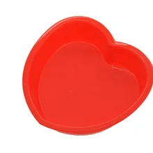 30 шт/лот) FDA высокое качество силиконовые формы для торта в форме сердца