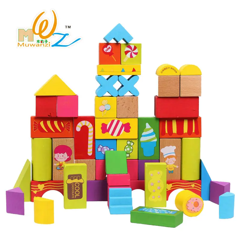 Aliexpress.com : Buy Free shipping Educational wood 52PCS grain large ...
