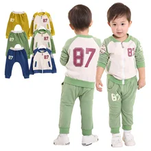 Anlencool/ Active baby Комплект для мальчиков предложение Лидер продаж пальто молния полный Весна детский спортивный костюм модели 87 детская одежда