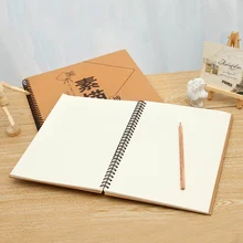 Bgln sketchbook 8K ручная живопись картина цветная свинцовая художественная книга a4 на катушке эскиз кожа твердая бумага товары для рукоделия