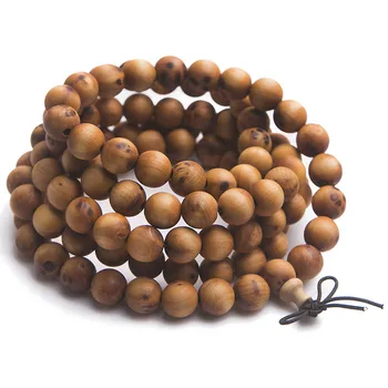

9mm Natural Agilawood Aloeswood Bracelet 3 Laps Charms Women Gift Prayer Round Wood Beads Stretch Crystal Bracelet Jewelry AAAAA