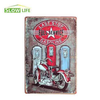 Motorcycle Metal Tin Sign Hotel/Cafe /Bar Wall Decor Metal Sign Vintage Home Decor Metal Plaque Retro Painting Metal Plate