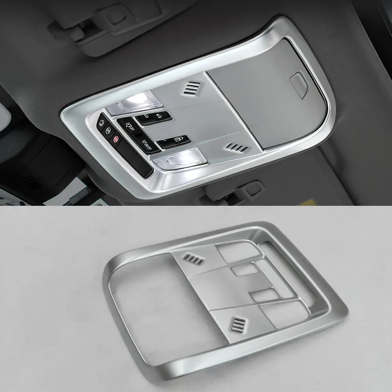 Для Chevrolet Equinox 3rd GE 2017 2018 ABS матовая Автомобильная Передняя купольная лампа для