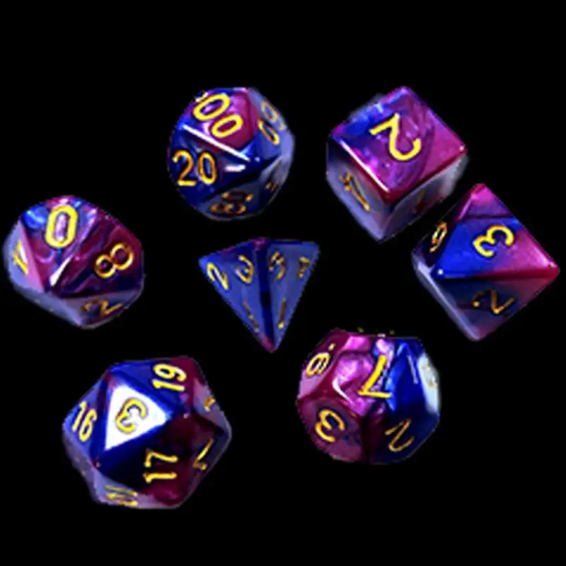 7 шт./компл. многогранные TRPG игры D& D D4-D20 кубики новые классные навыки модные#137