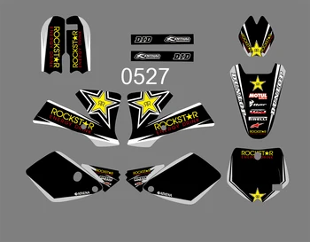 

0527 Motorcycle Team Graphic & Backgrounds Decal Stiker Kits for KTM SX65 2002 2003 2004 2005 2006 2007 2008
