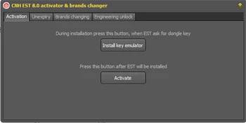

CNH EST 8.0 unlocked activator for New Holland Electronic Service Tools