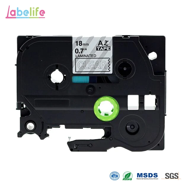 

Labelife TZe-145 White on Clear 18mm*8m Compatible Brother P-touch Label Tape 3/4" (18mm) White on Clear, TZ-145 TZ145 TZe145