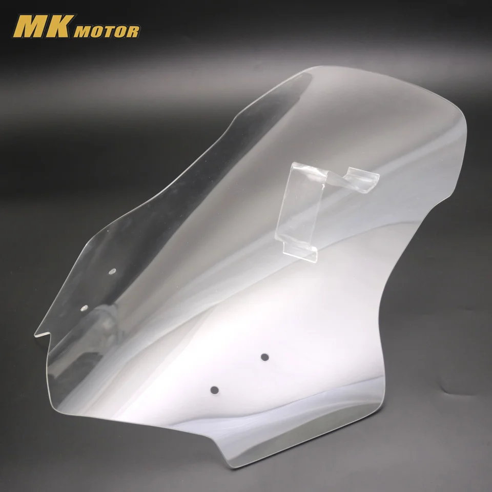 Mklighttech аксессуары для мотоциклов для HONDA NC700 NC 700 NC750 NC 750 2011- козырек ветрового стекла козырек двухпузырьковый - Цвет: transparent