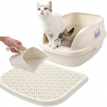 

Cat Toilet Training Kit Cat Litter Pot Semi-closed Deodorant Extra Large Anti-splash Large Cat Supplies Small Kitten Cat Toilet