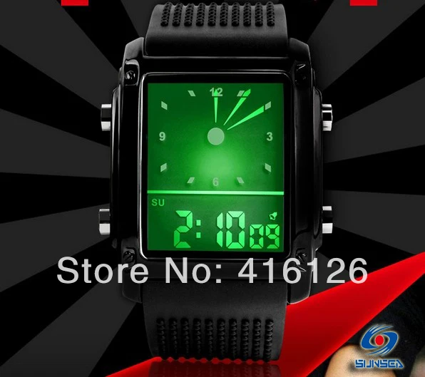 

free shipping LCD colorful background fashion wrist watch , hot sale waterproof wrist watch