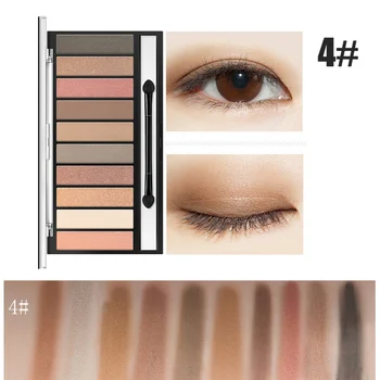 

10 Color Matte Long Lasting Eyeshadow Palette Shimmering Mixed Eye Shadow Waterproof Easy To Opreate Makeup Cosmetic Y1