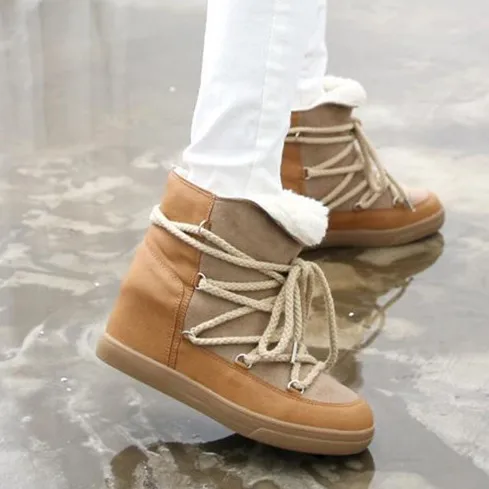 wedge winter shoes