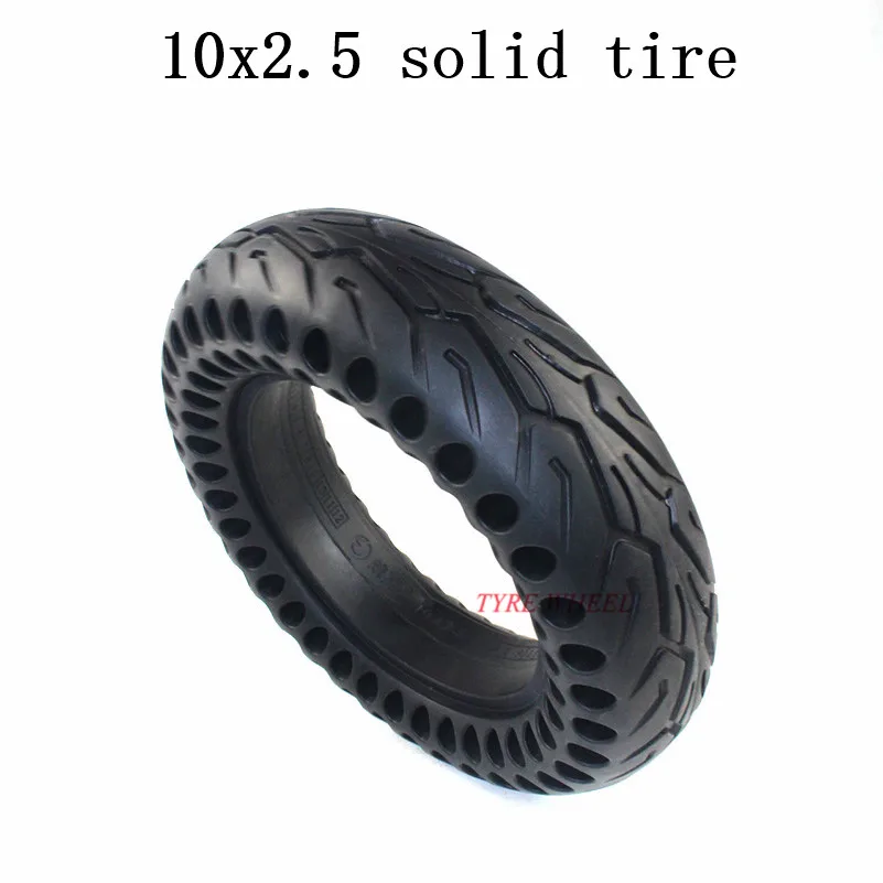 Высокое качество 10 дюймов Твердые Tyre10x2.50Tire подходит для электрического самокат Баланс колеса велосипеда шины 10x2,5 надувная шина и внутренняя трубка