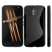 Gligle 200 шт/партия s-линия умный чехол для Motorola Moto E3 мягкий чехол из термопластичного полиуретана чехол оболочки сумки