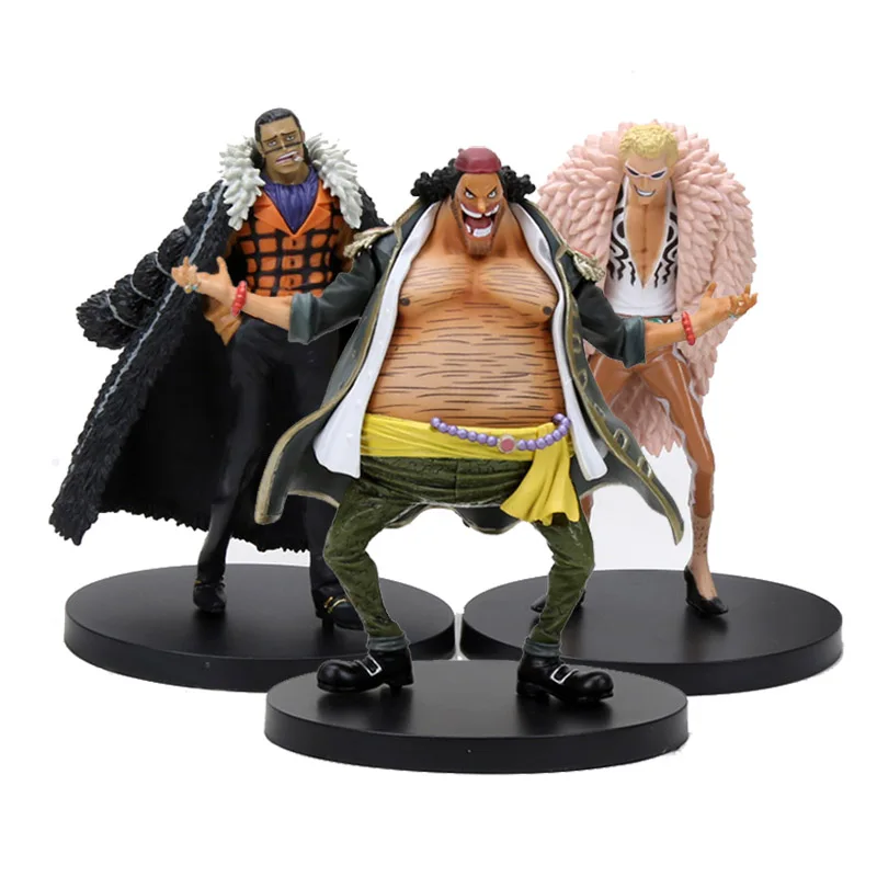 Аниме цельная фигурка DX Donquixote Doflamingo черная борода Marshall D научить сэра крокодила