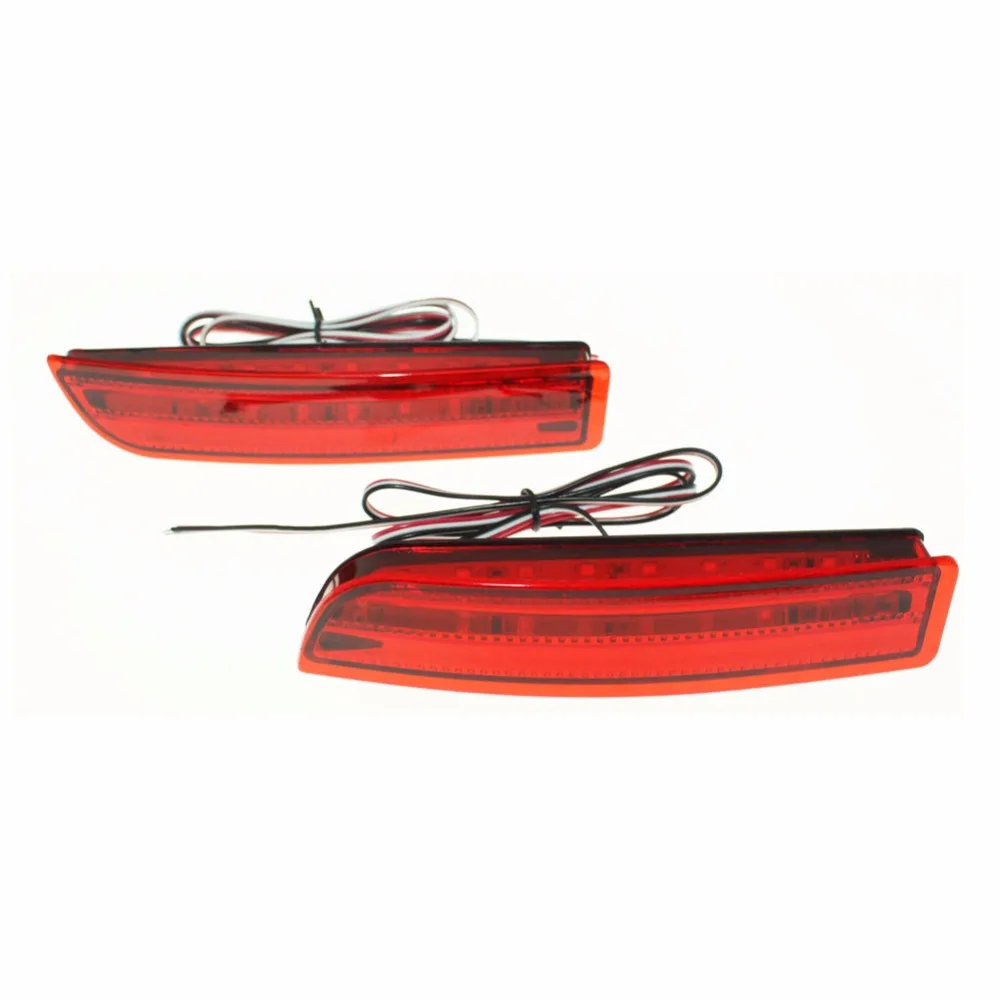 rear bumper reflector lights for Toyota RAV4/PREVIA/Alphard 2010 car styling led red Auto Tail light parking warning lamp | Автомобили и