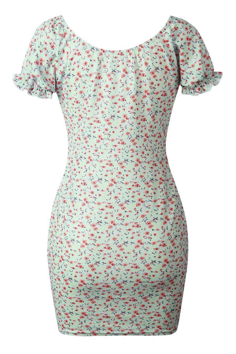 Gladiolus 2019 Summer Women Dress Short Sleeve Slash Neck Floral Print Slim Mini Sexy Dress Women Hot Short Dresses Sundrees (15)